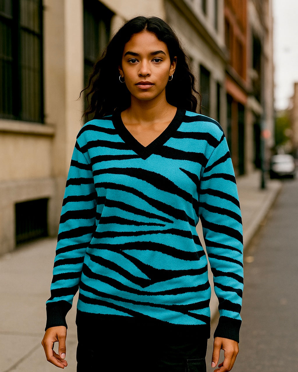 Jersey Print Calipso - Look Colorido Invierno