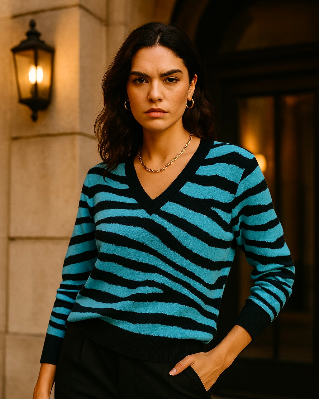 Jersey Print Calipso - Look Colorido Invierno