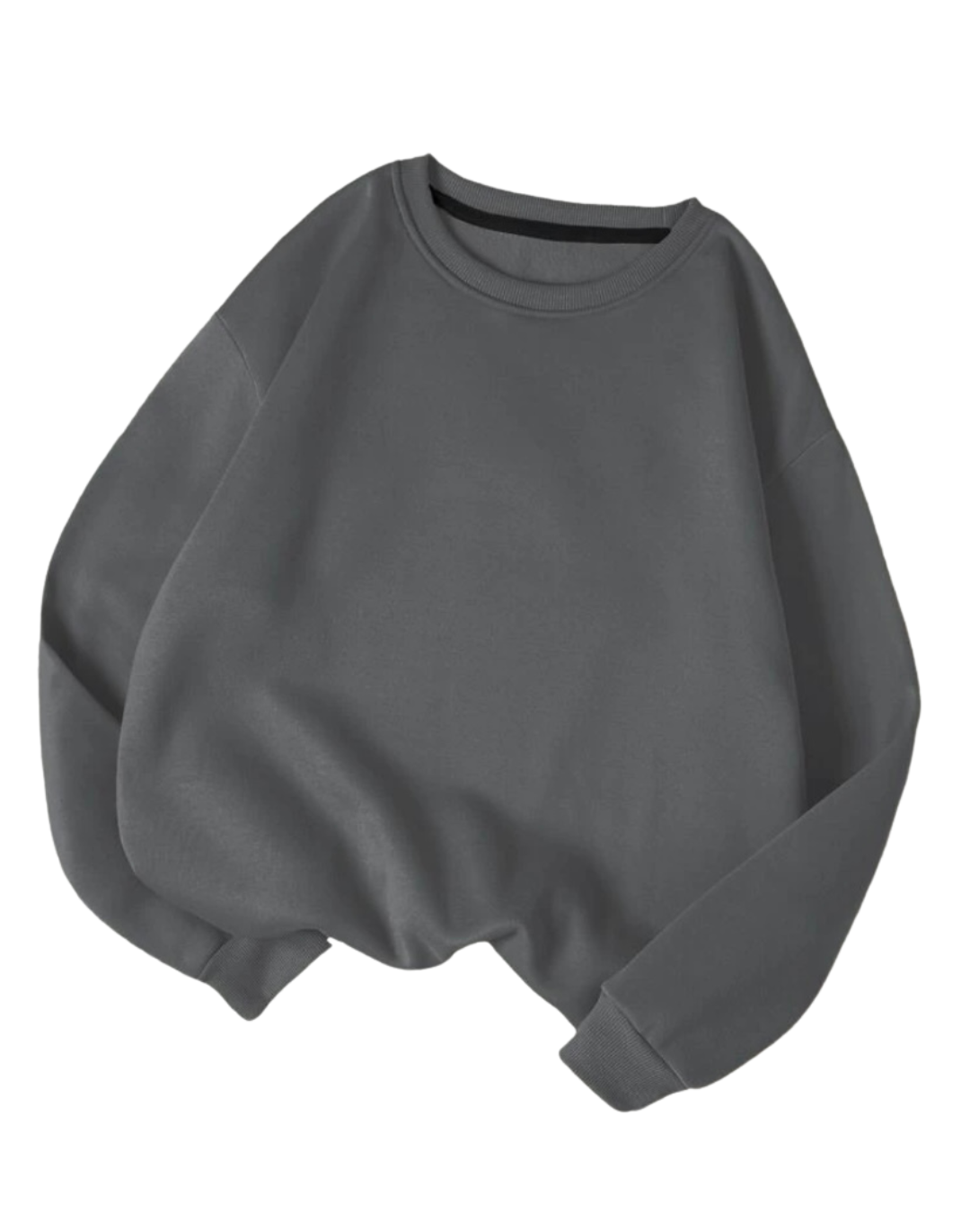 Polerón Grafito Liso para Mujer - Cómodo y Perfecto para Invierno