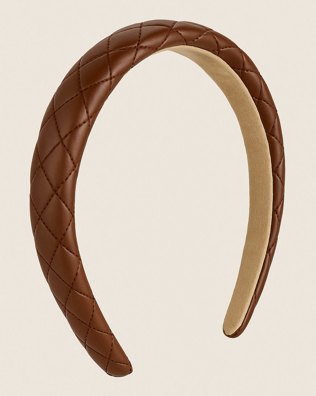 Cintillo café minimalista – Accesorio neutro y elegante para tu día a día
