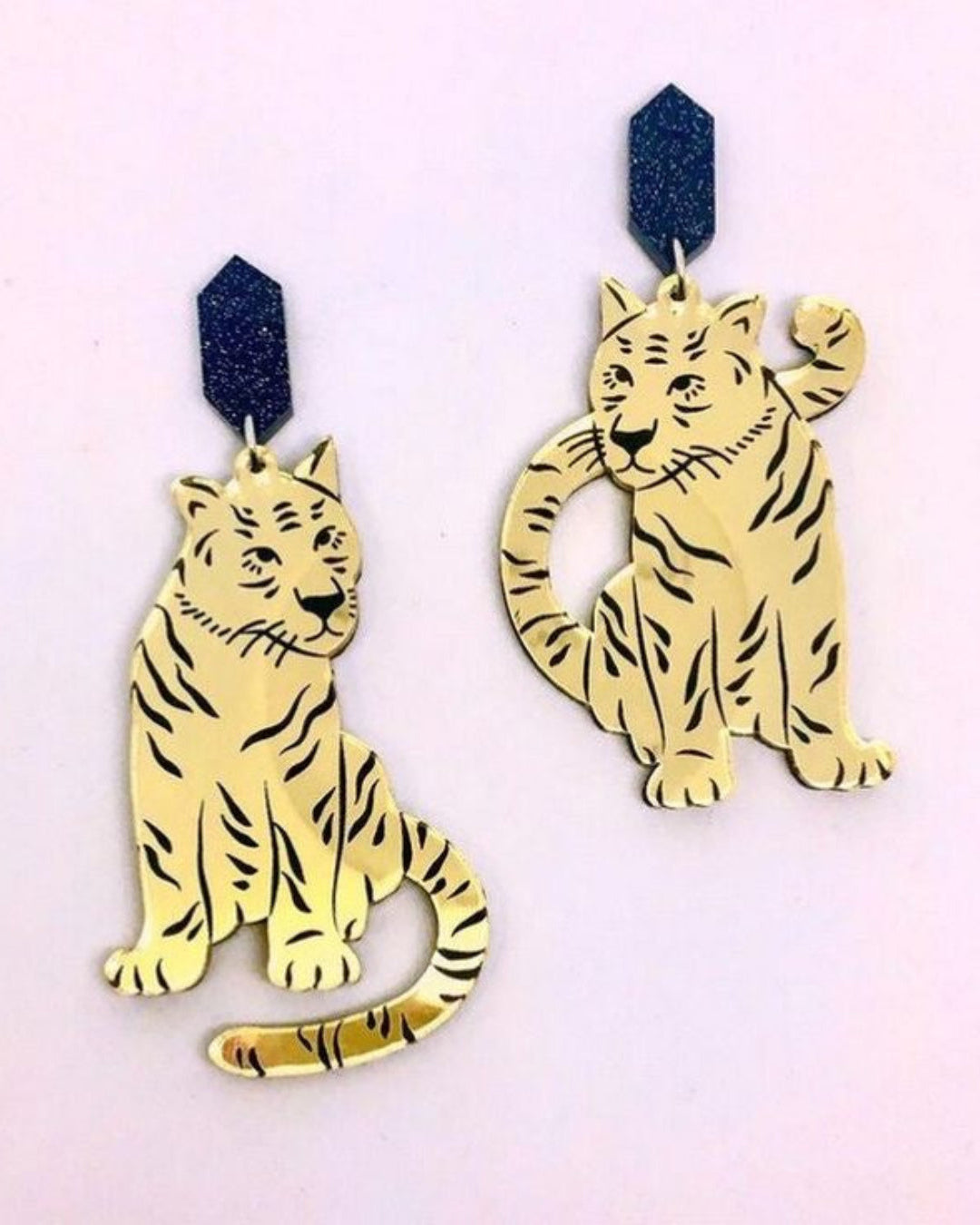 Aros tigre de espejo