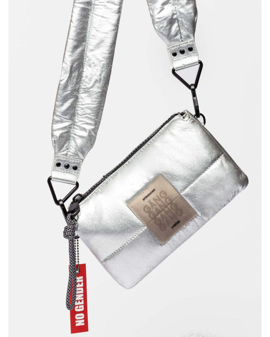 Bandolera Puffa Plata Prüne - Versátil para Toda Ocasión