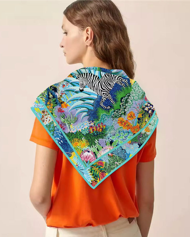 Pañuelo Animal Print Cebra - Estilo Chic y Versátil para Cualquier Ocasión