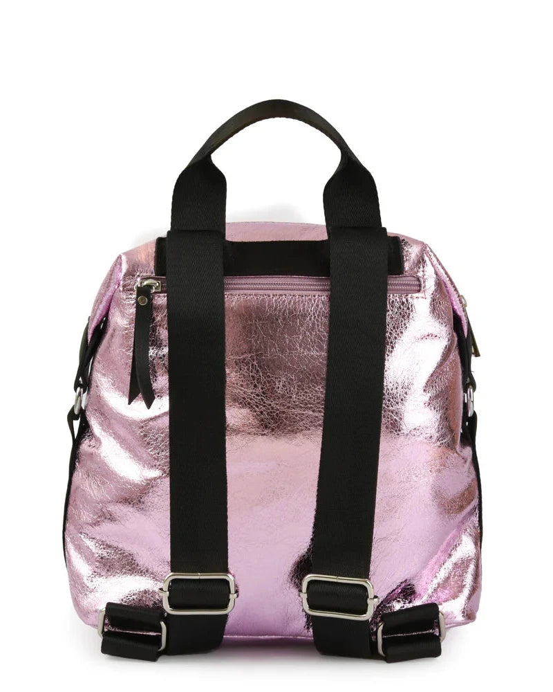 Mochila Rosa Brillante para Mujer - Ideal para Viajes y Universidad