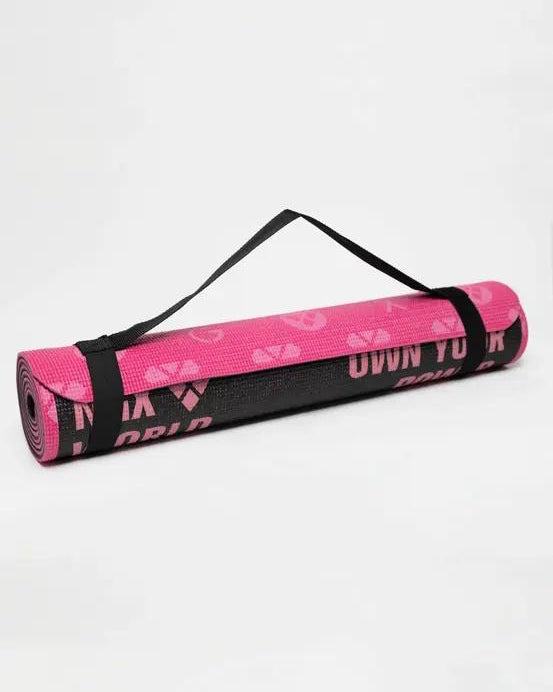 Mat de Yoga Fucsia Antideslizante - Ideal para Ejercicio y Meditación