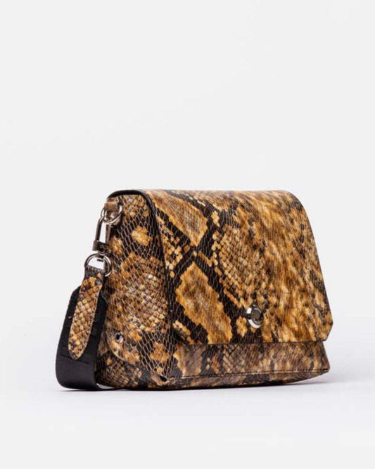 Bandolera Print Cuero Auténtico - Bolso de Moda para Mujer