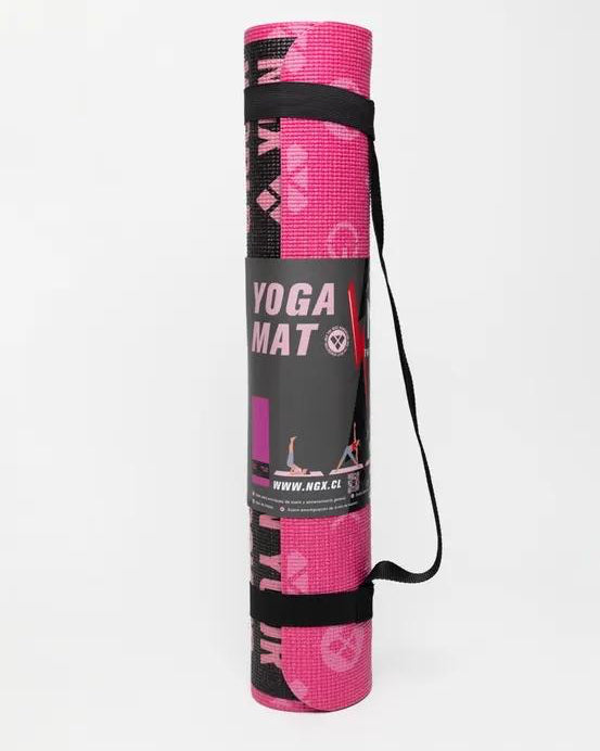 Mat de Yoga Fucsia Antideslizante - Ideal para Ejercicio y Meditación
