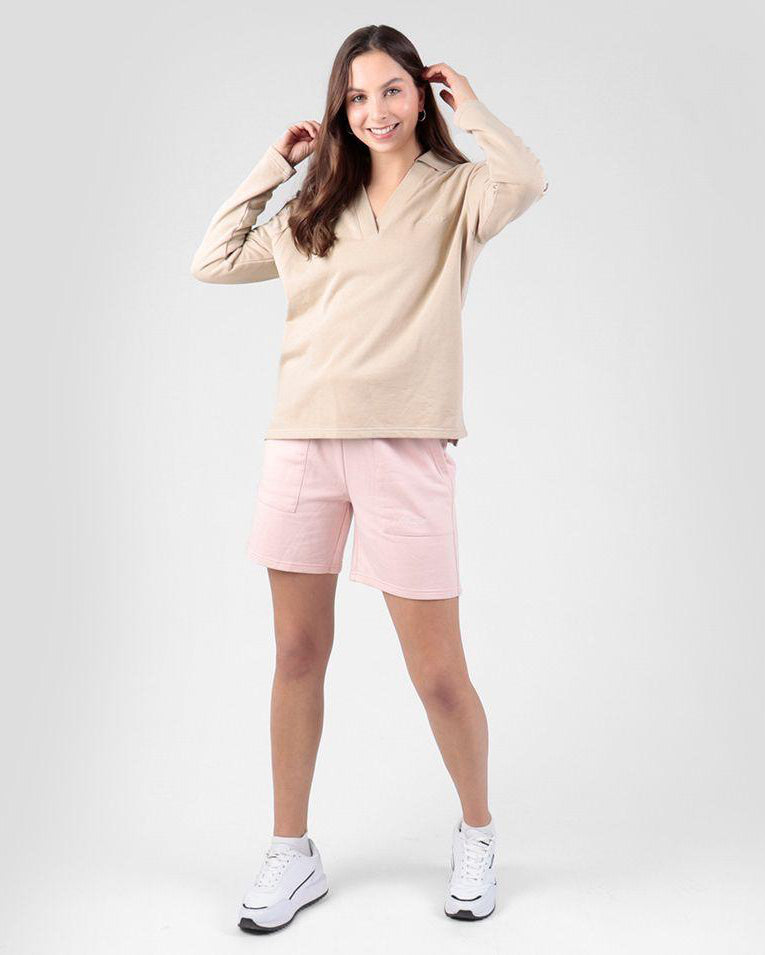 Suéter Beige Escote V - Prenda Elegante y Versátil para Cualquier Ocasión
